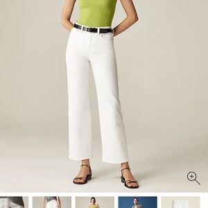 J. Crew Women's White Ankle & Cropped Jeans
